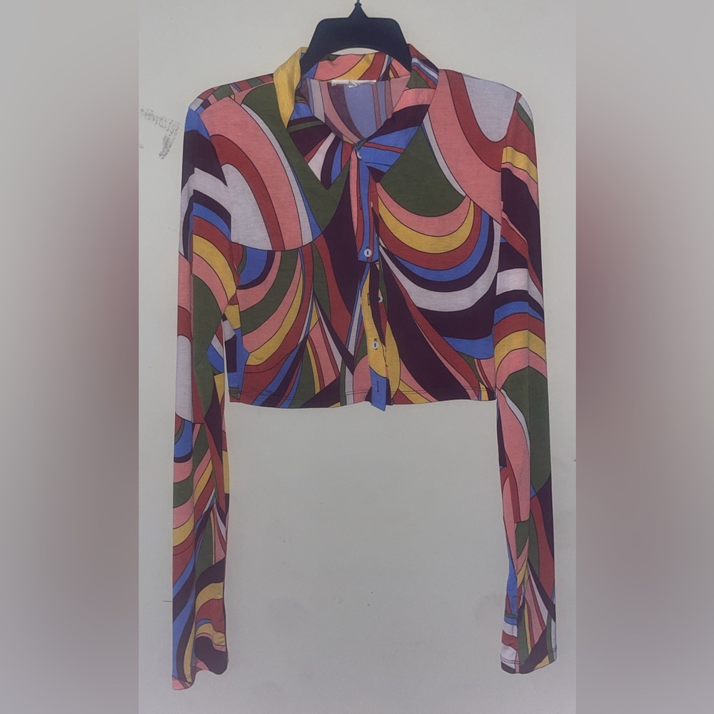 Win win Multicolored long sleeve top